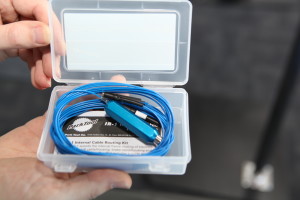 Demonstration of new magnetic internal cable routing tools